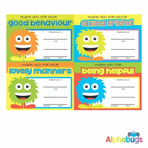 Certificates – Monster Manners