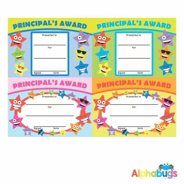 Certificates – Principal’s Award