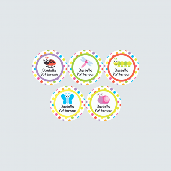 Small Round Labels – Alphabugs