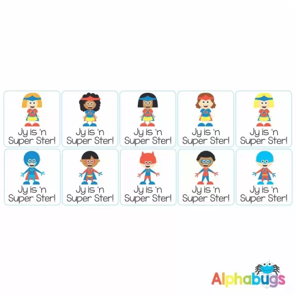 Afrikaans Stickers – Super Ster