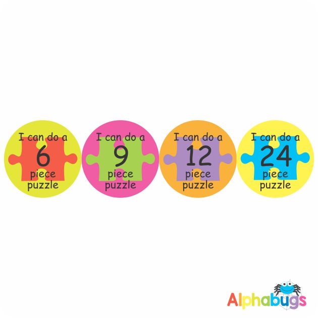 Early Learning Stickers I can do Puzzles 1 Alphabugs