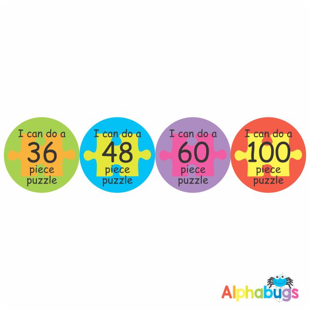 Early Learning Stickers I can do Puzzles 2 Alphabugs