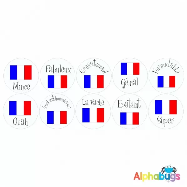 French Stickers – Pack 2