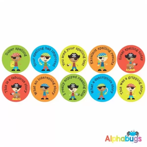 Literacy Stickers – Ahoy There Matey