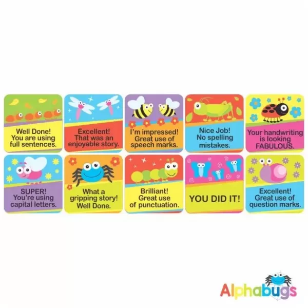 Literacy Stickers – Alphabugs