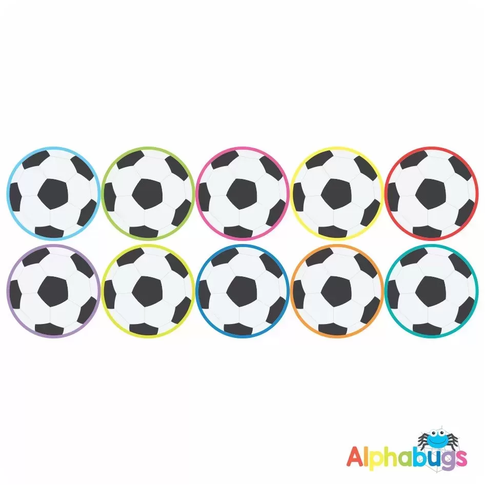 Sports Stickers - Soccer Balls | Alphabugs