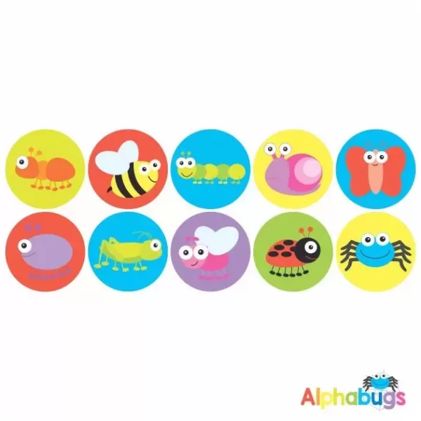 Themed Stickers – Alphabugs 1
