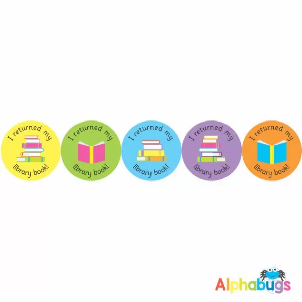 Literacy Stickers – I returned my Library Book