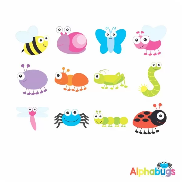 Character Cutouts – Alphabugs