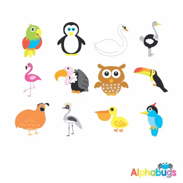 Character Cutouts – Birds of a Feather