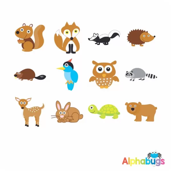 Character Cutouts – Forest Friends