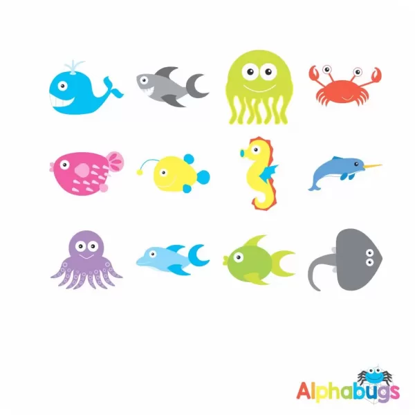 Character Cutouts – Under the Sea