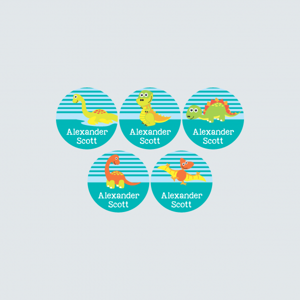 Small Round Labels – Dinoroars