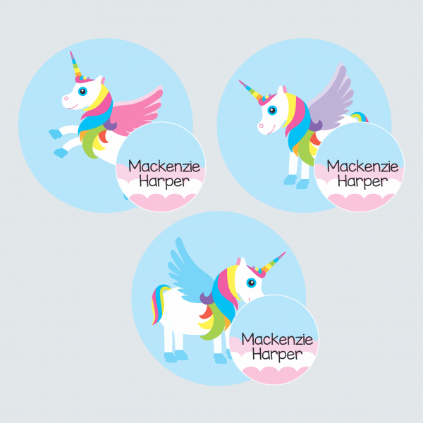 Zip Tags – My Little Unicorn