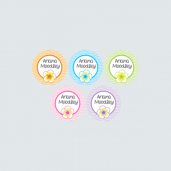 Small Round Labels – Pacific Paradise