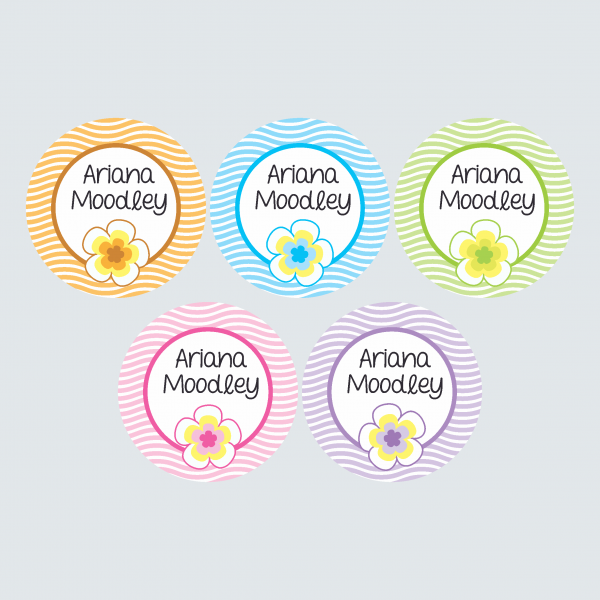 Large Round Labels – Pacific Paradise
