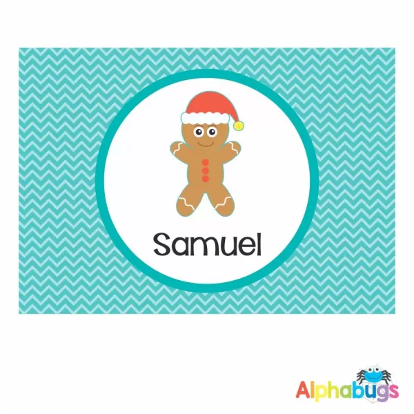 Placemat – Christmas Characters Gingerbread Man