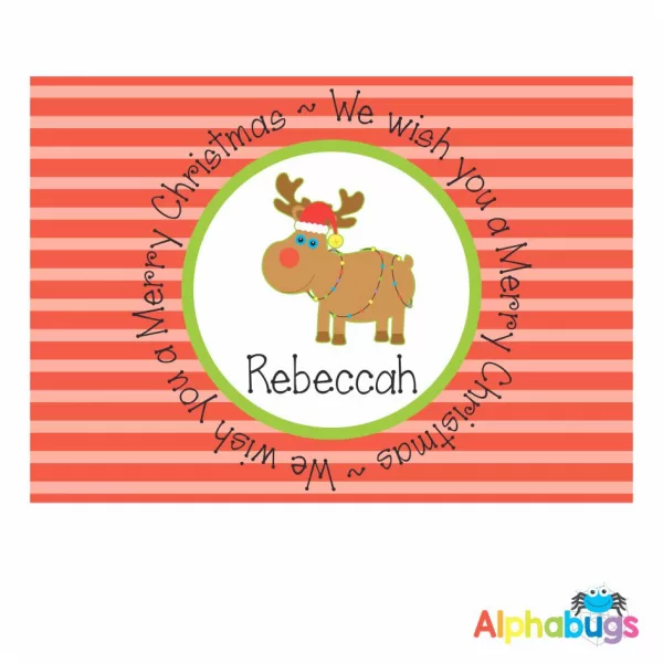 Placemat – Festive Friends Rudolph