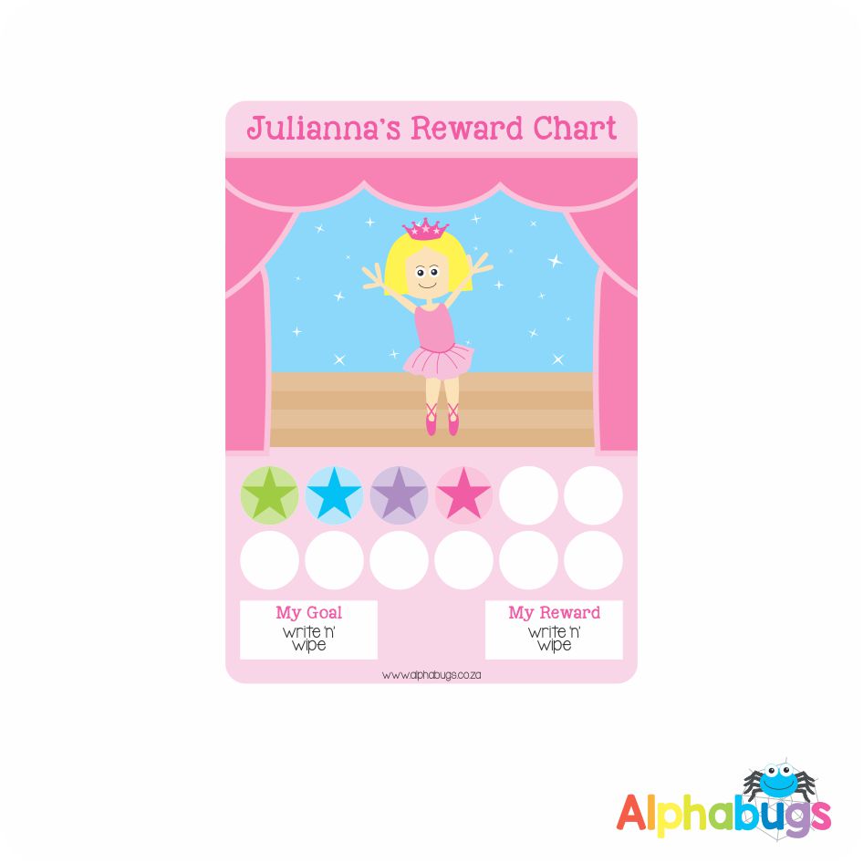 Reward Chart Rocking Robots Alphabugs