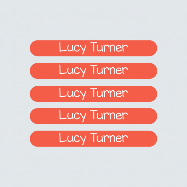 Incy-Wincy Labels – Little Ladybug