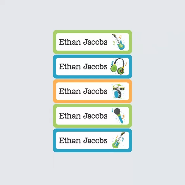 Small Name Labels – Be a Rockstar!
