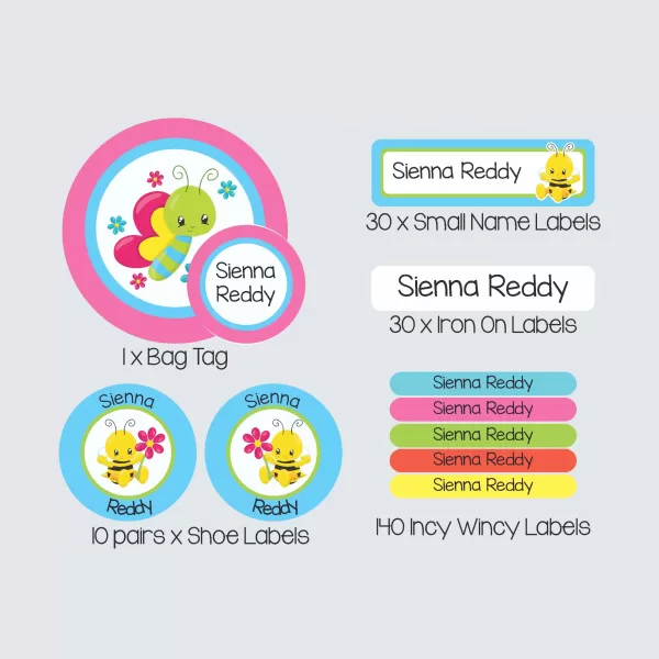 Essential Kids Label Pack – Cute as a Bug