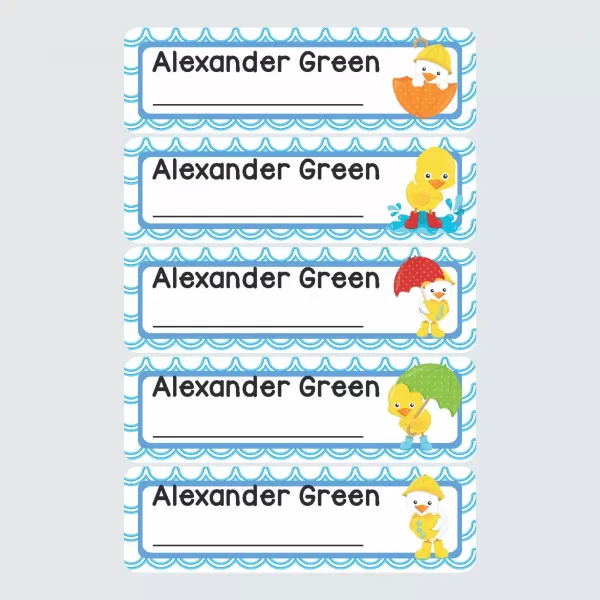 Small Book Labels – Puddle Ducks