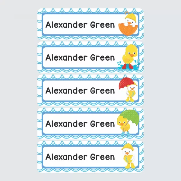 Large Name Labels – Puddle Ducks
