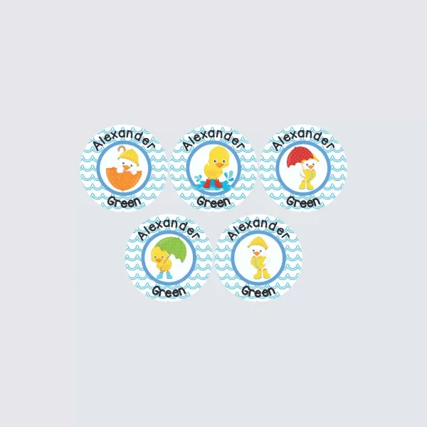Small Round Labels – Puddle Ducks