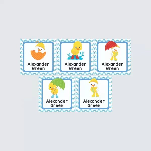 Square Labels – Puddle Ducks