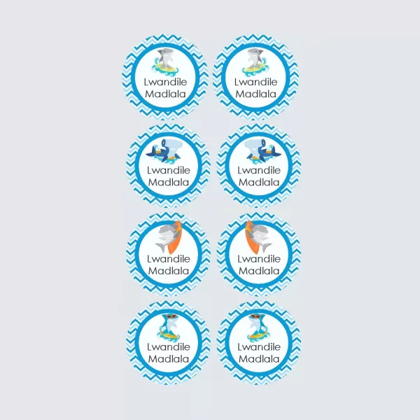 Shoe Labels – Shark Attack