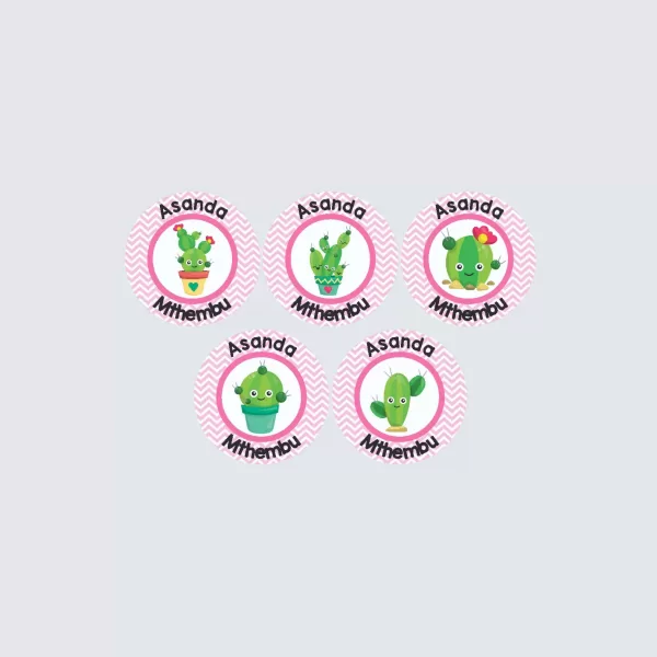 Small Round Labels – Cactus Makes Perfect