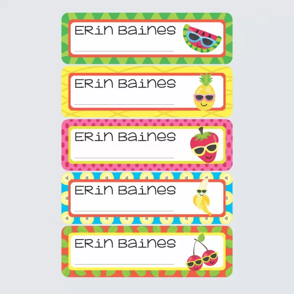 Small Book Labels – Cutie Fruity