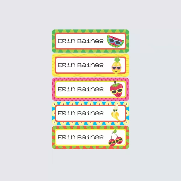 Small Name Labels – Cutie Fruity