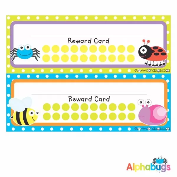 School Reward Cards – Alphabugs