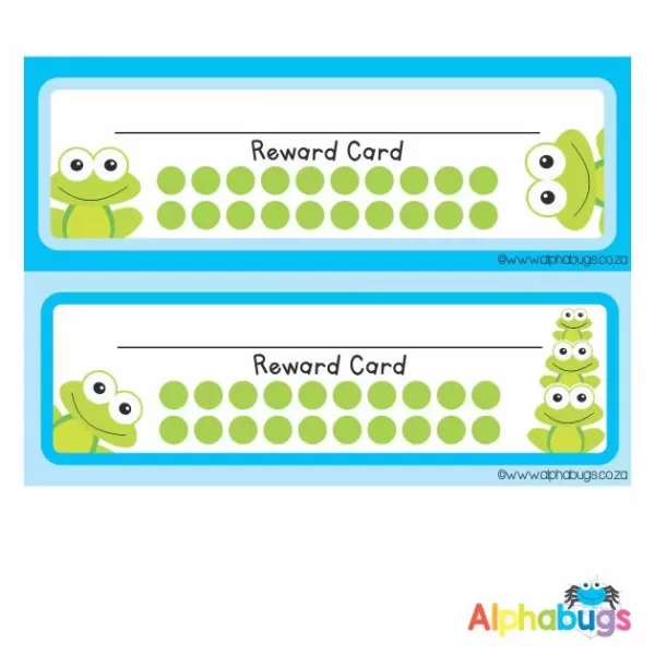 School Reward Cards – Frogs