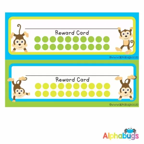 School Reward Cards – Monkey Mischief