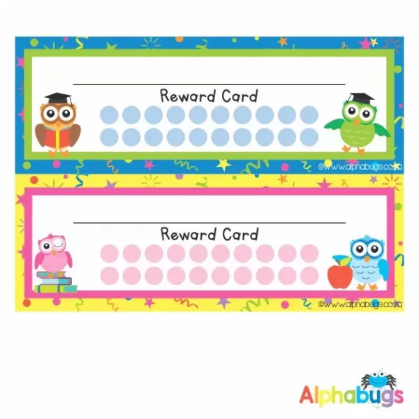 School Reward Cards – Wise Owls