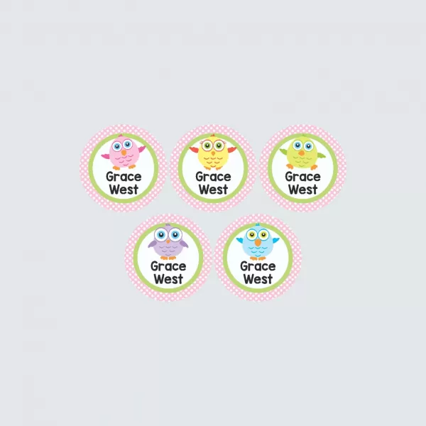 Small Round Labels – Tweety Pies
