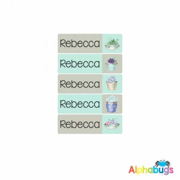Small Name Labels – Rebecca