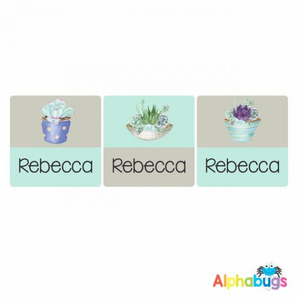 Square Labels – Rebecca