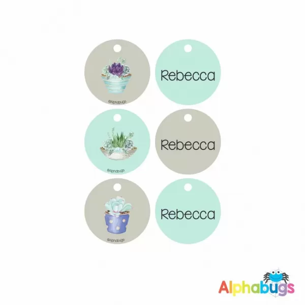 Zip Tags – Rebecca