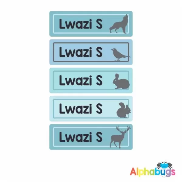 Large Name Labels – Lwazi