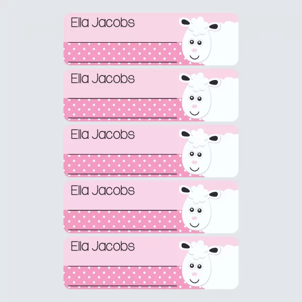 Small Book Labels – Little Lamb