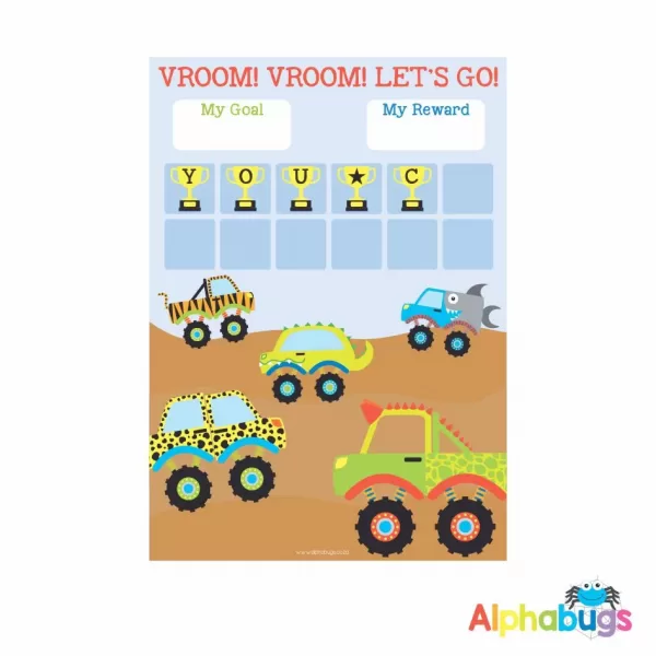 Magnetic Reward Chart – Monster Movers