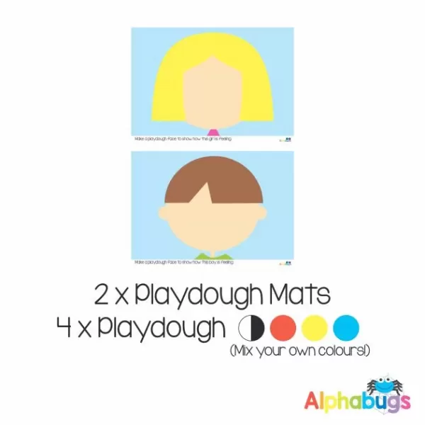.Playdough Play Set – Emotions 2 (2M+4D)
