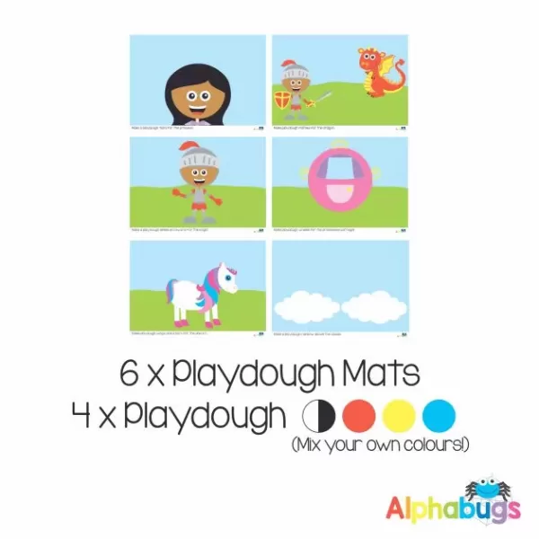 Playdough Play Set – Fairytale Fantasy 2 (6M+4D)