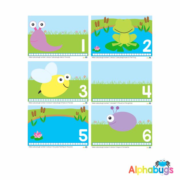 Playdough Mat In The Garden 16 Alphabugs