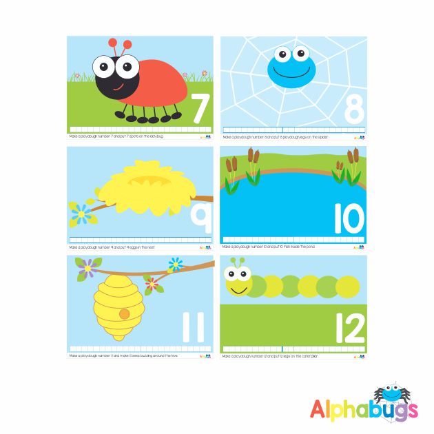 Playdough Mat In The Garden 712 Alphabugs