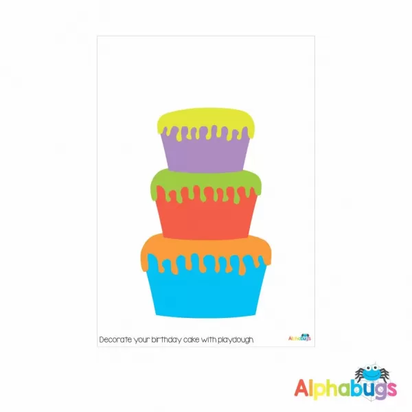 Playdough Mat – Make A Cake 1